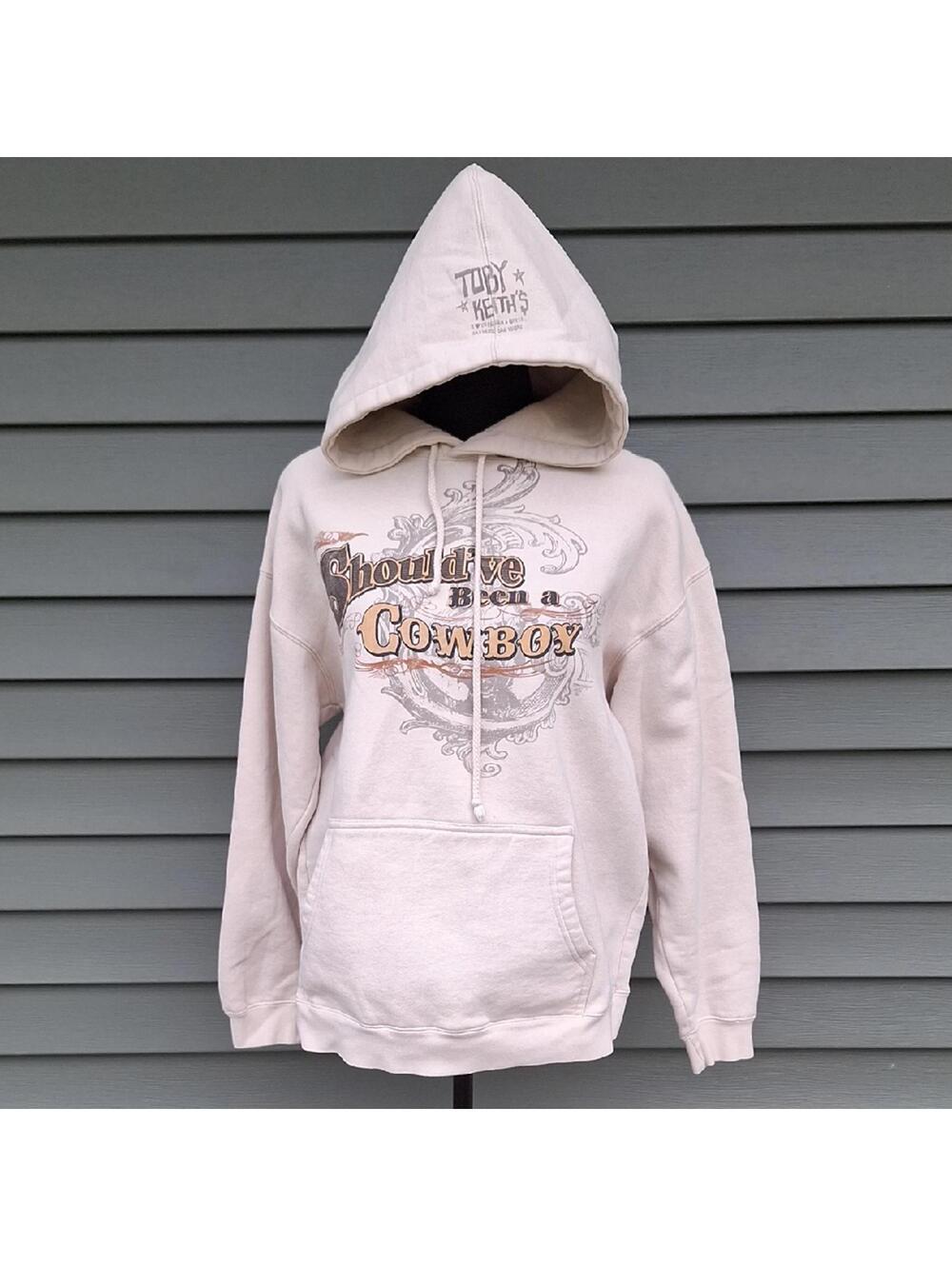 Toby Keith Cream Sweatshirt Size Medium